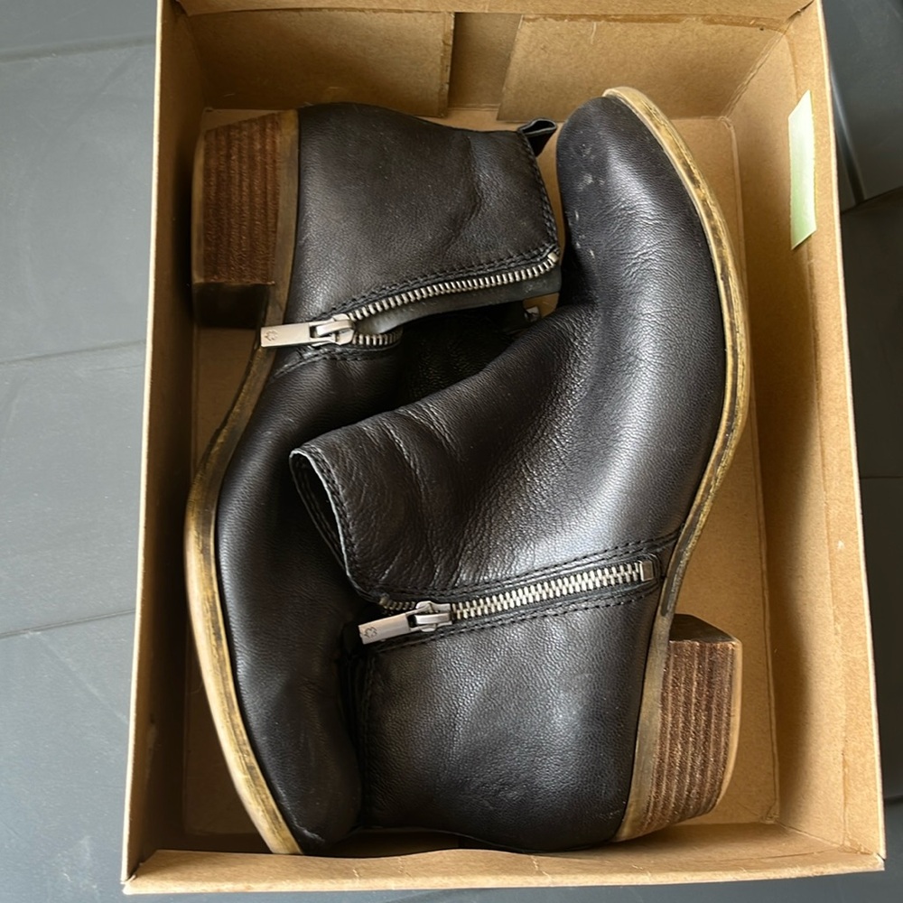 Lucky Brand Black leather boots